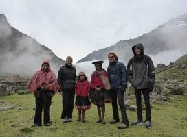 Hiking in the Andes
