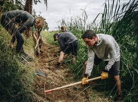 Students conservation project for service learning