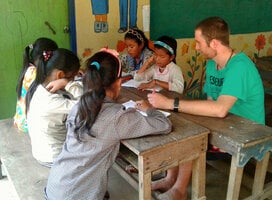 Teacher in classroom