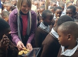 Helping At Amatsiko School 