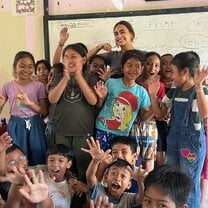 I learned a lot from the kids I teached 