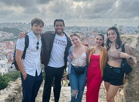 AIFS Abroad interns in Lisbon, Portugal