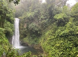 Beautiful waterfall in Costa Rica