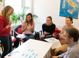 IFA students engaged in Italian language class