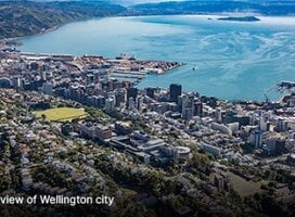 Aerial view of Wellington