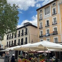 Cute street south of Sol in Madrid