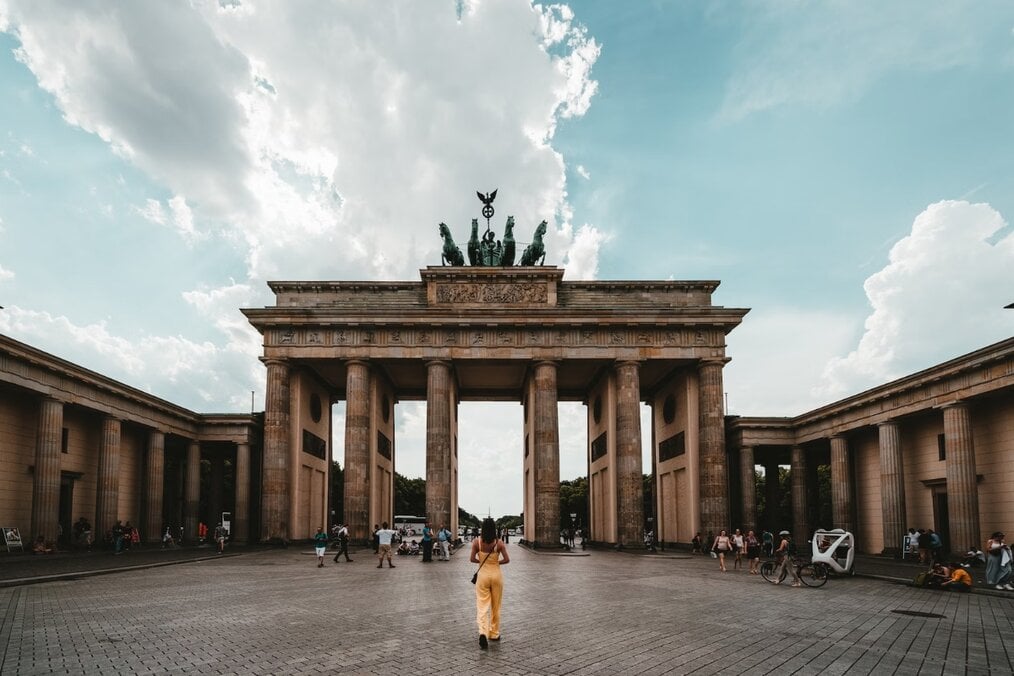 The Brandenburg Gate in Berlin, Germany 