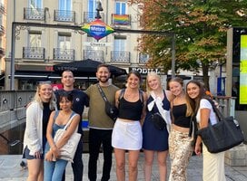 CIEE Teach in Spain teachers at metro station in Madrid