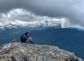photo on mountaintop