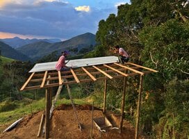 bio construction volunteer brazil nature